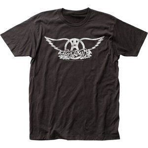 Aerosmith Logo Mens T Shirt Black AERO05